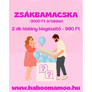 ZSÁKBAMACSKA - 2 darabos kiegészítő (1-5 év)