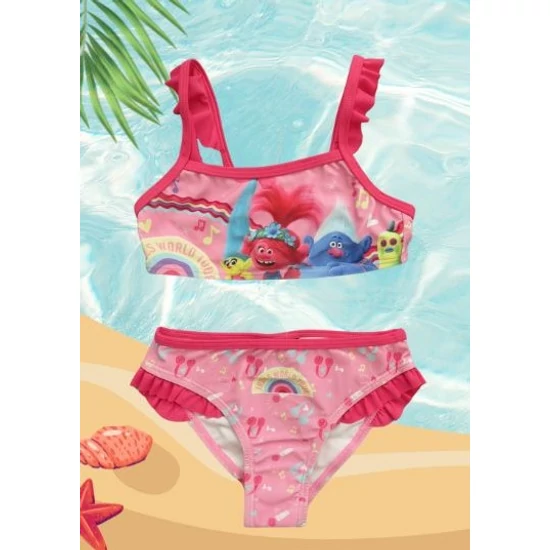 Trollok bikini/fürdőruha - rózsaszín