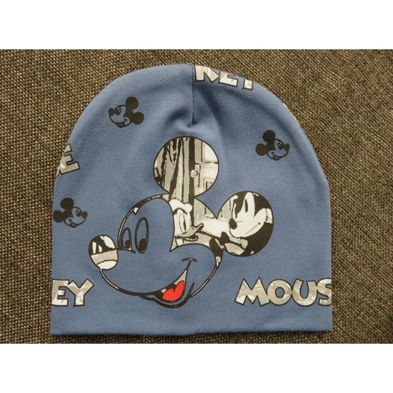 Mickey egér mintás kisfiú sapka (98/110)