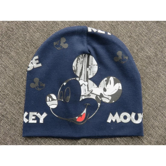 Mickey egér mintás kisfiú sapka (98/110)