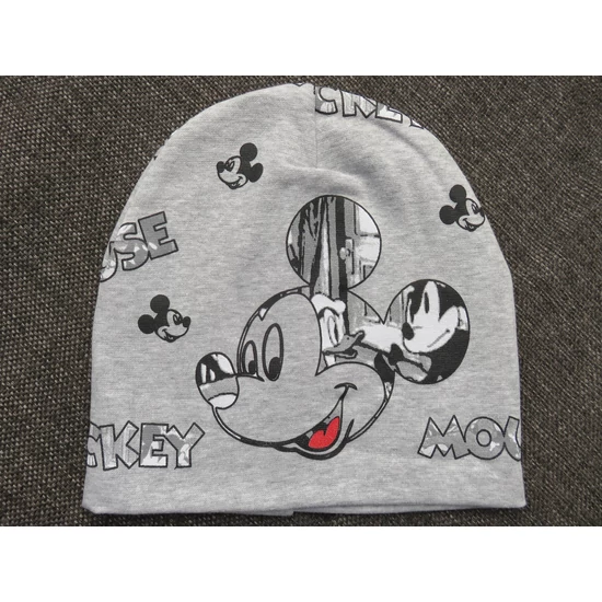 Mickey egér mintás kisfiú sapka (98/110)
