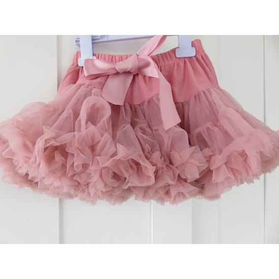 Extra tüll kislány szoknya, pettiskirt - mályva