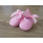 Kép 3/5 - Rózsaszín, csipkés szatén kislány cipő - masnival (16) - TÖBB MÉRETBEN