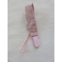 Kép 1/3 - Egyedi BabooMamoo könnyű cumilánc (34,5 cm-es) - mályva, rózsaszín csattal