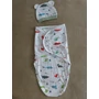 Kép 1/2 - SwaddleMe pólyazsák sapkával - dínós (0-3 hó)