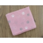 Kép 1/3 - Flanel nyomott mintás textilpelenka - rózsaszín, mancsos