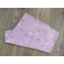Kép 2/3 - Flanel nyomott mintás textilpelenka - rózsaszín, mancsos