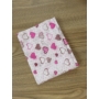 Kép 1/3 - Vékony textilpelenka - rózsaszín szívecskés