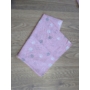 Kép 2/3 - Vékony textilpelenka - rózsaszín mancsos