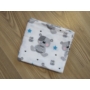 Kép 1/3 - Flanel nyomott mintás textilpelenka - cute teddy, macis