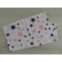 Kép 2/3 - Flanel nyomott mintás textilpelenka - rózsaszín-kék csillagos