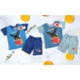 Kép 4/4 - Bing mintás pizsama/nyári együttes fiúknak - sötétkék