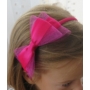 Kép 2/5 - Masnis kislány hajpánt/hajráf - pink