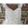 Kép 2/11 - Gyönyörű törtfehér kislány keresztelő/elsőáldozó ruha