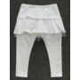 Kép 2/2 - Fehér kislány tüll szoknyás leggings