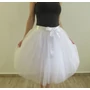 Kép 4/9 - Elegáns női tüll szoknya - fehér (egyméretes)