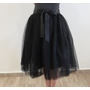 Kép 2/9 - Elegáns női tüll szoknya - fekete (egyméretes)