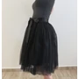 Kép 3/9 - Elegáns női tüll szoknya - fekete (egyméretes)