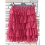 Kép 2/3 - Fodros tüll szoknya - bordó (one size - XS-M)
