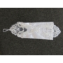 Kép 3/4 - Hófehér menyasszonyi hímzett kesztyű (1 pár)